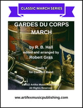 Gardes Du Corps March Concert Band sheet music cover